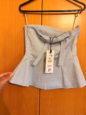 Baby blue top  2