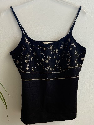 Top with embroidered details  1