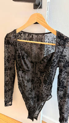 sheer floral bodysuit 2