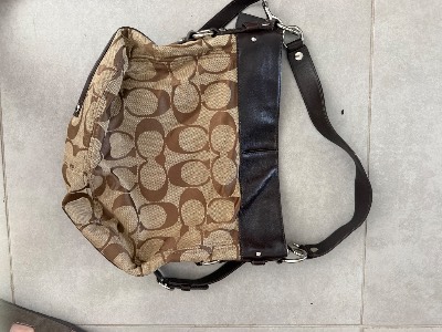 Brown Coach Bag 1