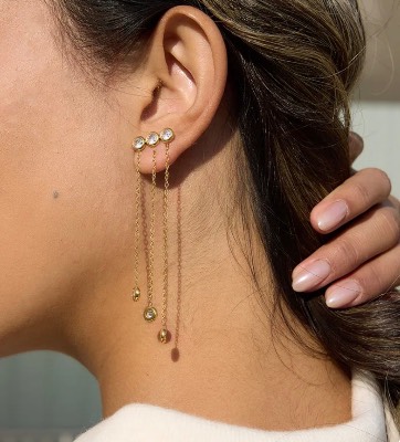 Stainless steel earrings  1