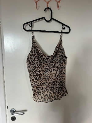 Animal print sheer top 2