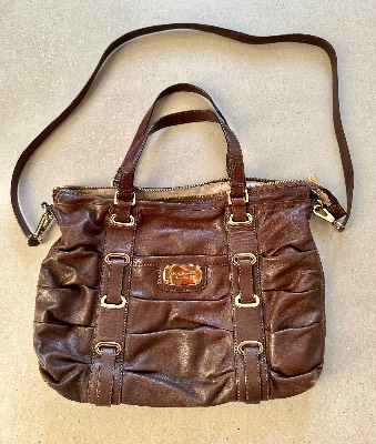 Authentic Michael Kors leather bag 1