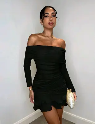 Black mini dress 2