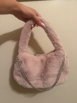 Cream fluffy bag  2