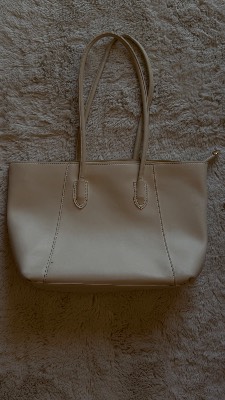 Beige Tote Shoulder Bag 🤍 2