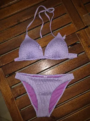 Baby purple, bikini, two piece  1