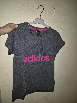 Grey T-shirt, Adidas, Medium