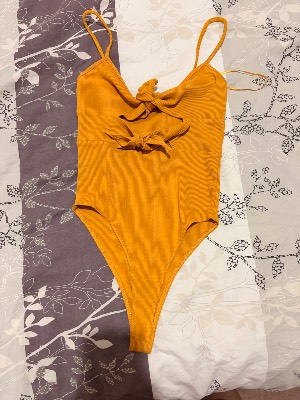 Yellow Bodysuit  small size  1