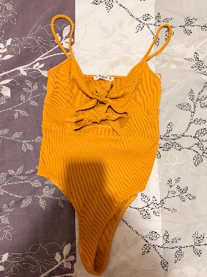 Yellow Bodysuit  small size  2