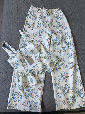 Set pants with top