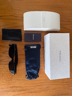 Prada Oval Acetate sunglasses