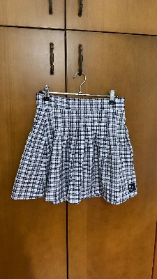 Box pleated skirt size M
