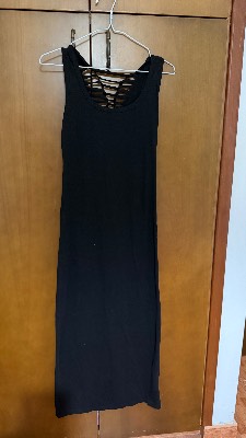 Maxi black dress Size S/M
