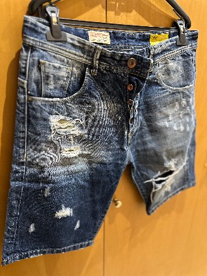 Cosi Jeans distressed denim bermuda shorts 2